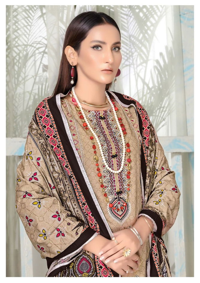 Gull A Ahmed Minhal Vol 3 Karachi Cotton Dress Material Catalog
